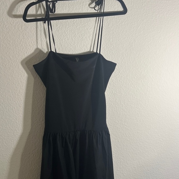 BY ANTHROPOLOGIE SQUARE-NECK TWOFER MIDI DRESS size L - Picture 7 of 13